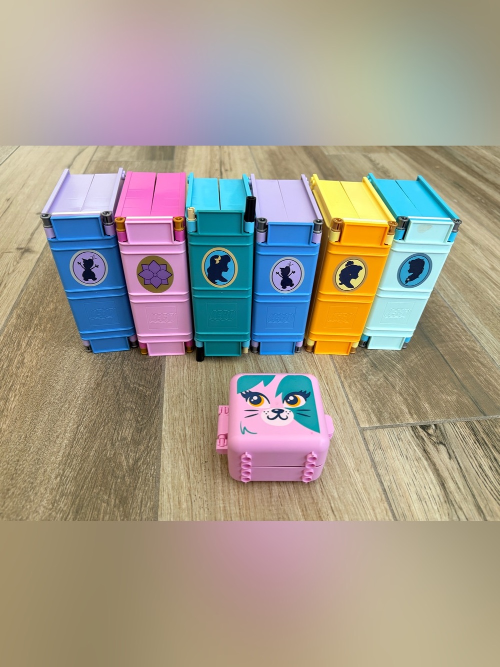 LEGO Princess Storybooks & Lego Friends  - containers only